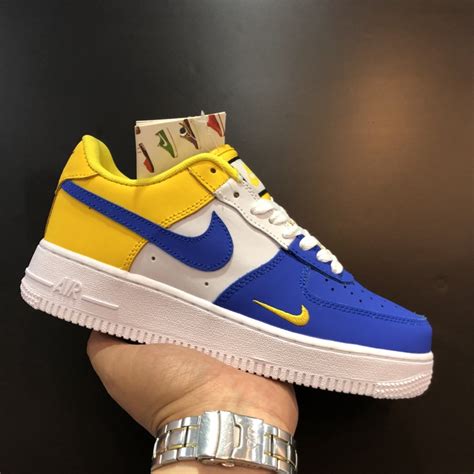 nike air force blau gelb|Nike Air Force 1 blue.